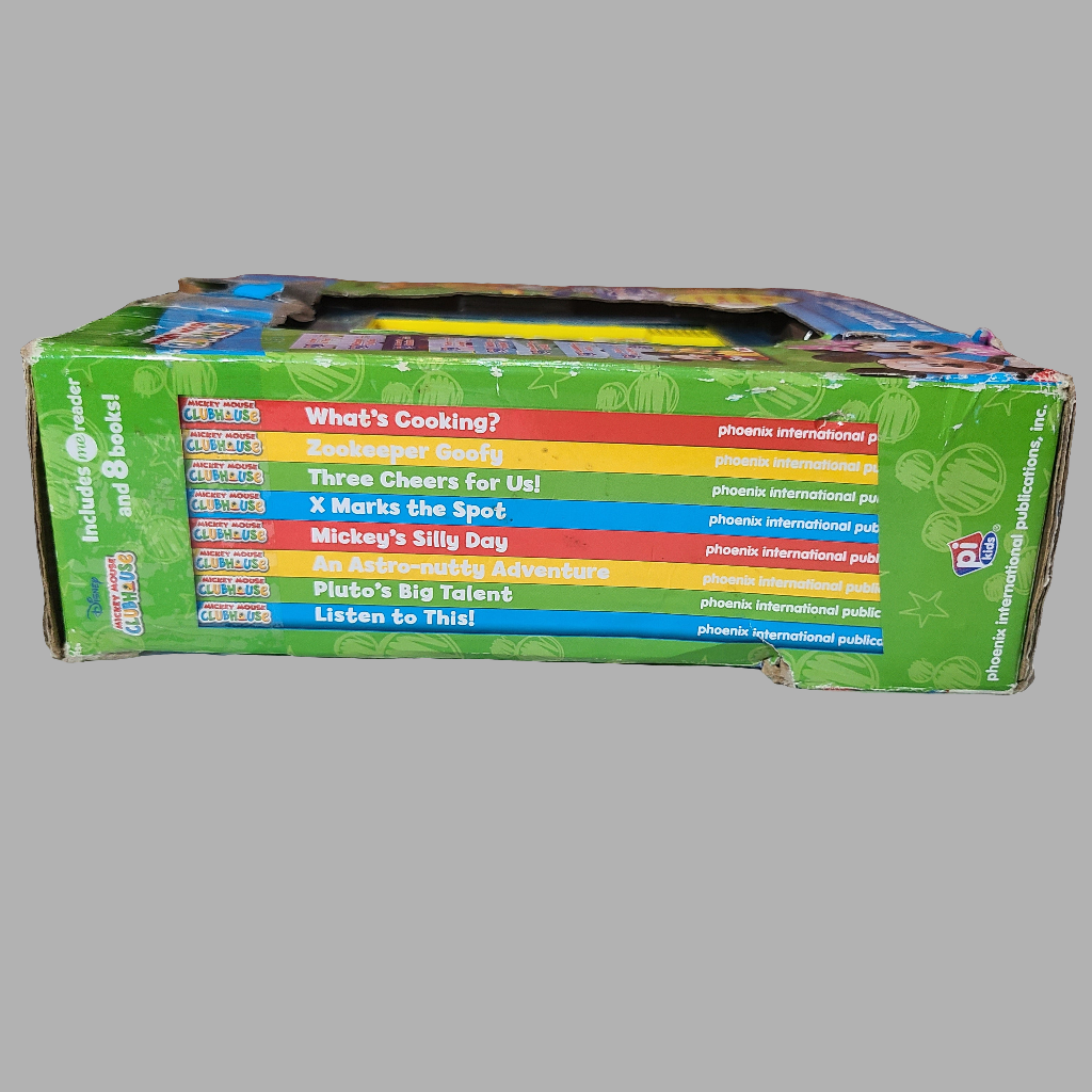 HC Disney Mickey Mouse Clubhouse Electronic Reader and 8-Book Library - LIKE NEW