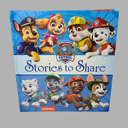 HC Paw Patrol Stories to Share by Nickelodeon - Copyright 2020 - LIKE NEW