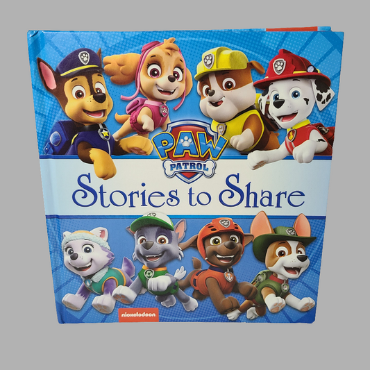 HC Paw Patrol Stories to Share by Nickelodeon - Copyright 2020 - LIKE NEW