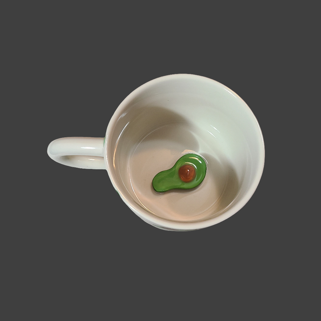 Room Essentials Avocado Surprise Stoneware Mug - NEW