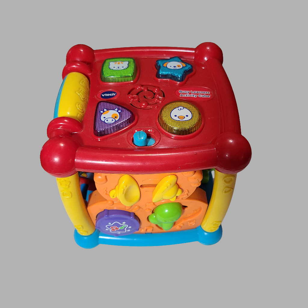 Vtech Busy Learners Activity Cube - New Batteries - USED